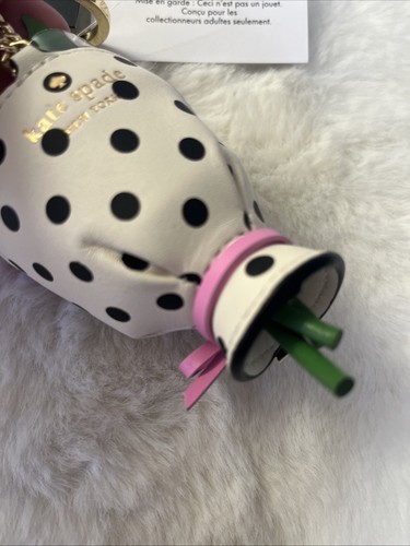 Neu Kate Spade 3D Blumenstrauß Schlüsselanhänger Schlüsselanhängsel Taschenanhänger Multi - Bild 6 von 7