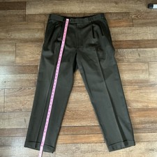 Brooks Brothers 100 Wool Dress Pants Men's Size 35x31 Black Canada Made 141222