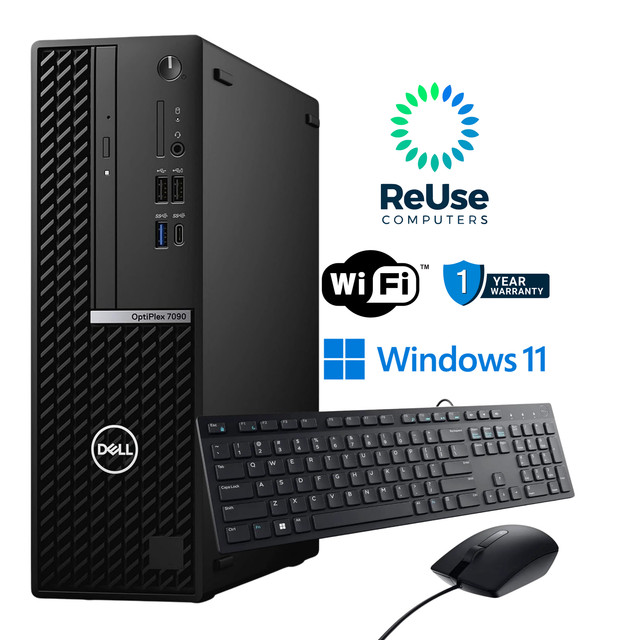 Dell 7090 Intel Core i7-10700 32GB DDR4 1TB NVMe Windows 11 Pro