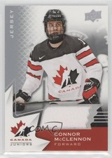 2020-21 Upper Deck Team Canada Juniors Hlinka Jerseys Connor McClennon #7 04f2