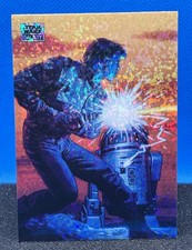 2024 Topps Star Wars Galaxy Mini Diamond Refractor Luke Skywalker and R2-D2 50