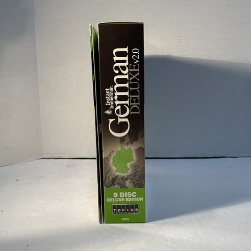 INSTANT IMMERSION German Deluxe v2.0 (9 discs 4 Data & 4 Audio) PC 2005 Sealed - Picture 4 of 12