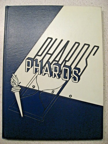 Vintage Aurora College Pharos 1950 Yearbook Aurora, Illinois