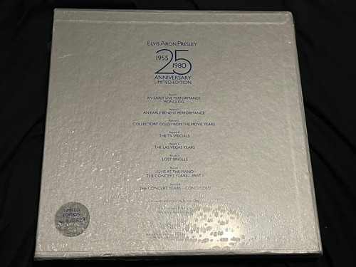 Elvis Aron Presley 25th Anniversary Limited Edition Vinyl Record Set Of 8 SEALED - Picture 2 of 9