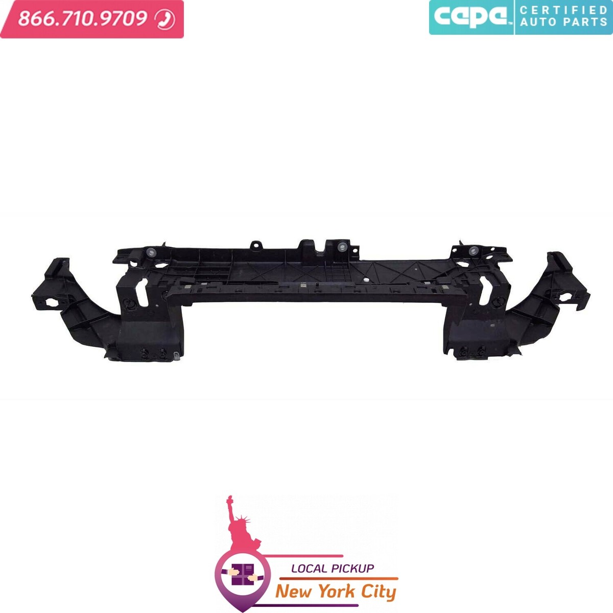 Header Panel & Radiator Support For 2017-2019 Ford F250 F350 F450 F550 Super Duty – Replaces FO1223127, HC3Z8B455A