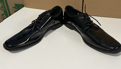 JOSEPH ABBOUD Mens Lace Up Oxford Dress Casual Shoes Black  display picture 3