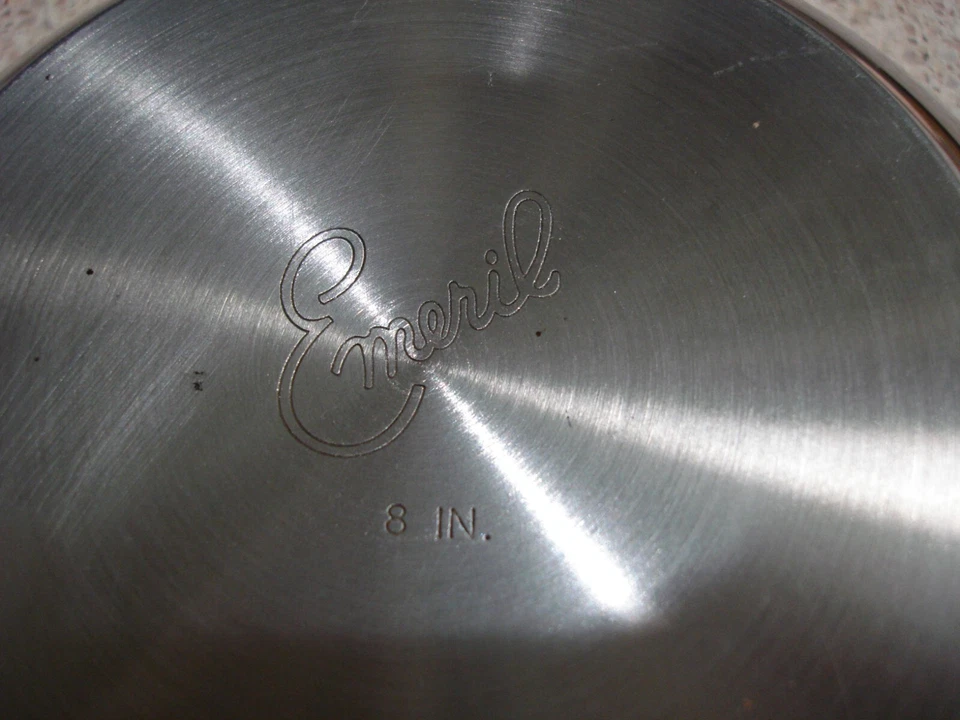 Emeril Heavy Sauté Skillet Frying Pan Copper Core 8 Inch Stainless Handle - Image 3 of 4