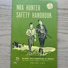 1959 NRA HUNTER SAFETY HANDBOOK