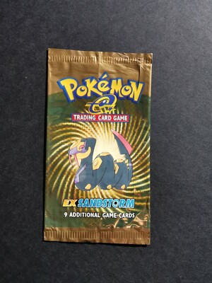EX SANDSTORM empty pack - Open Bag of EX SANDSTORM - Pokemon