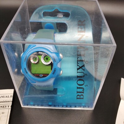 New Bijoux Terner Sport Watch 3 ATM Digital Display Stopwatch Alarm Calendar