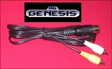 AV Audio Video RCA Cable TV Connection Cord Plug for Sega Genesis 1 System NEW 