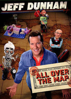 Jeff Dunham: All Over the Map (DVD, 2014, Widescreen) - **DISC ONLY - NO CASE**