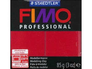 Staedtler fimo professional полимерная глина, запекаемая в печке, уп. 85г цвет: пунцовый (4007817800157)