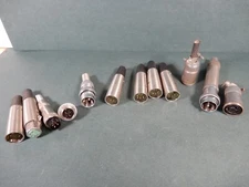 Lot of Audio Plugs and Sockets Mostly 5 Pin Switchcraft