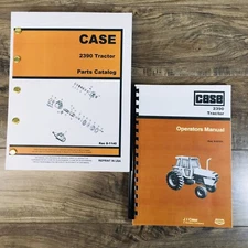 Case 2390 Tractor Parts Operators Manual Catalog Owners Set Assembly Book