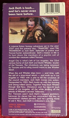 その他 Trancers [VHS] Trancers (1985) (VHS, 1992) Small Tears in Factory Seal (Pics) | eBay