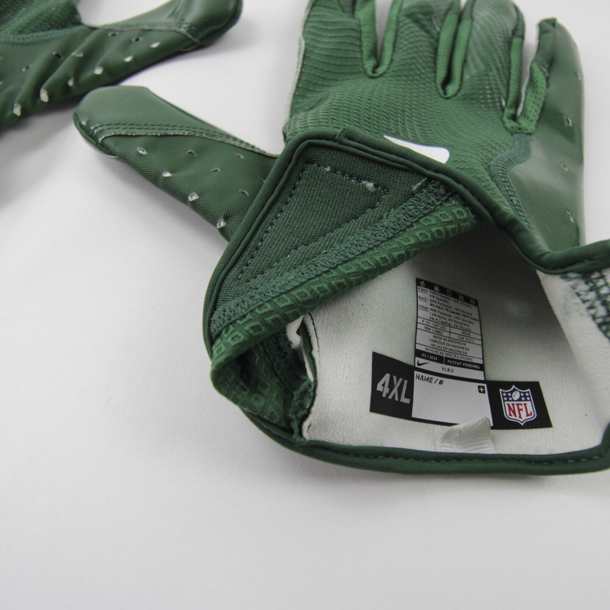 Nike Vapor Gloves Receiver Men's Dark Green Used