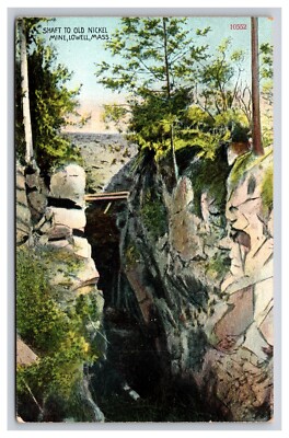 Shaft To Old Nickel Mine, Lowell Massachusetts MA Postcard
