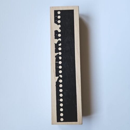 TORN EDGE NOTEBOOK PAPER Stampotique 7143K Amy Wilson Rubber Stamp Collage zp7