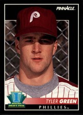 1992 Pinnacle #303 Tyler Green RC - NM