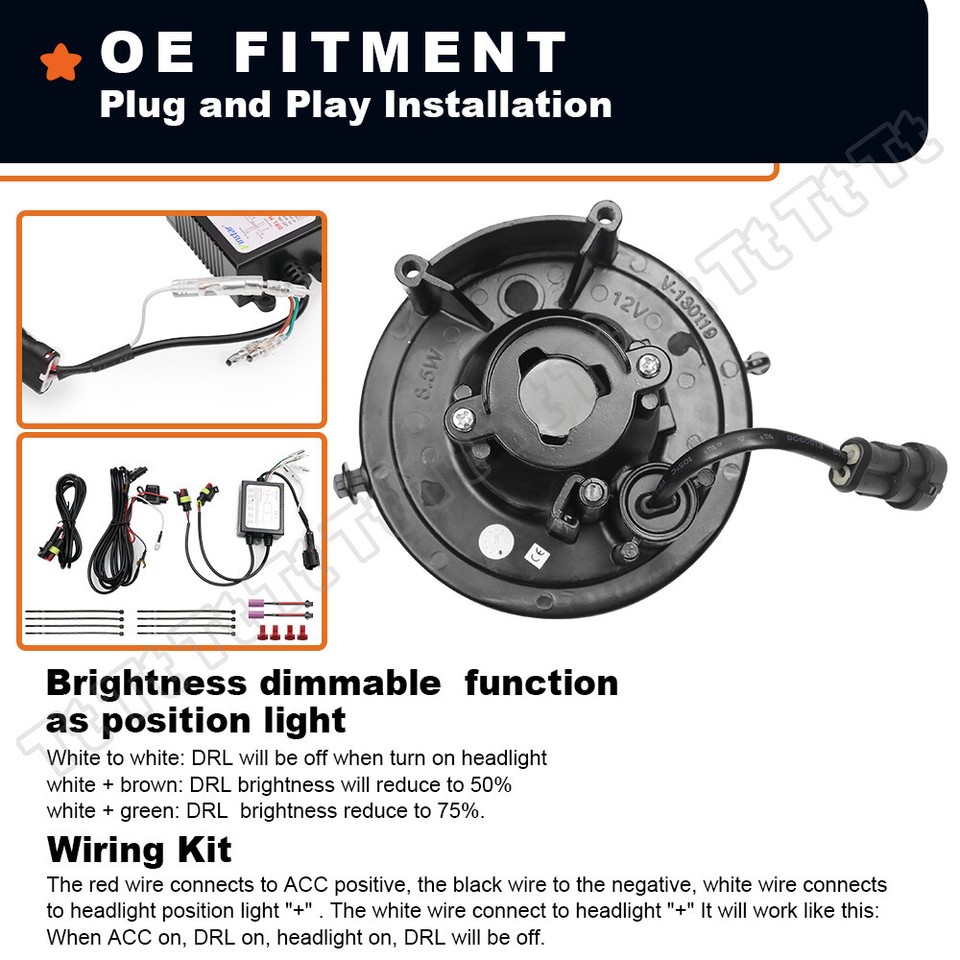 Feux Antibrouillard LED Avec DRL Pour Mini Cooper R55 à R61 - Blanc 6000K, Certifiés DOT/SAE
