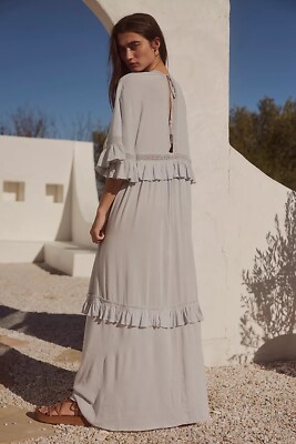kinera maxi dress - white White Maxi Dress
