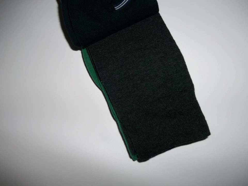 NAUTICA 4 Pares Argyle y Mezcla de ALGODÓN Sólido CALCETINES de Vestido para Hombres Talla 10 - 13 NUEVO Foto 2 de 4