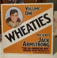Vtg Wheaties Presents Jack Armstrong Radio Broadcasts1933 LP 1973 Vinyl Album