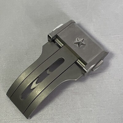 Zenith Deployant Deployment Clasp Star Titanium 22mm Excellent Used Condition