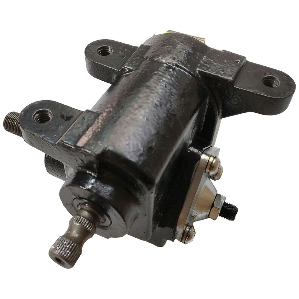 Vega Steering Box Kit With 36" DD Steering Shaft, Pitman Arm, Black U-Joints & Bracket - Complete Steering Gear Set
