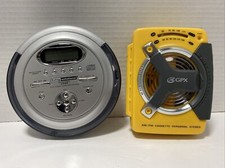 Living Solutions Discman and GPX Walkman Lot Vintage Personal Players READ J