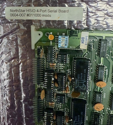 NorthStar HSIO four port serial board w/ factory mods - Afbeelding 3 van 3