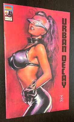 URBAN DECAY #1 (Anubis Press 1994) -- Ashcan Edition -- Texeira Bad Girl