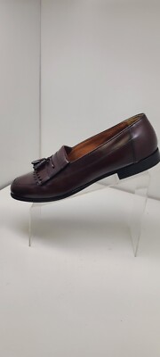 Bostonian Florentine Kiltie Tassel Loafers Shoes Chestnut 