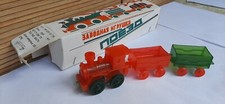 Russian Soviet Vintage Clockwork toy train. NEW IN BOXES . 10 pieces USSR