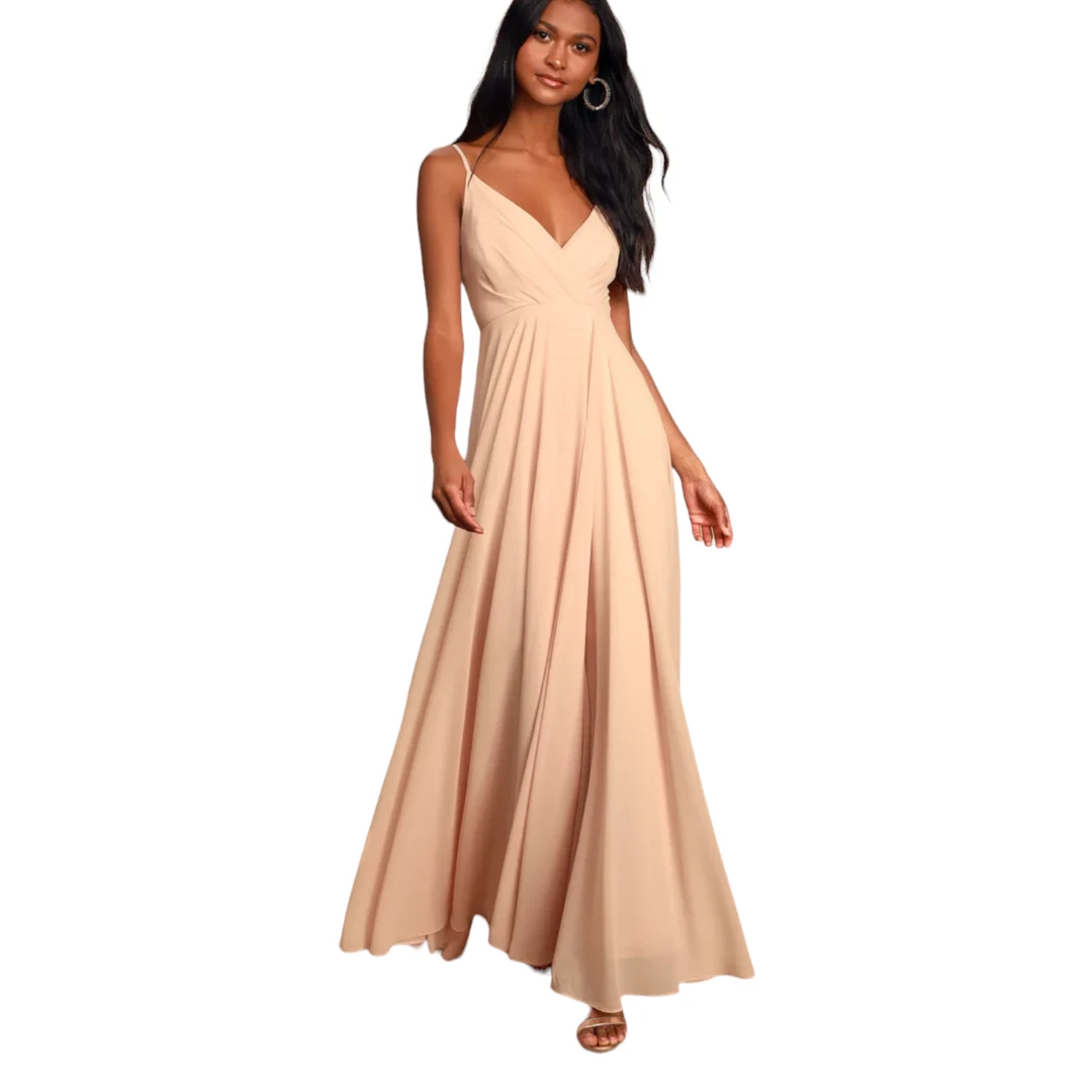All about love blush pink sale maxi dress