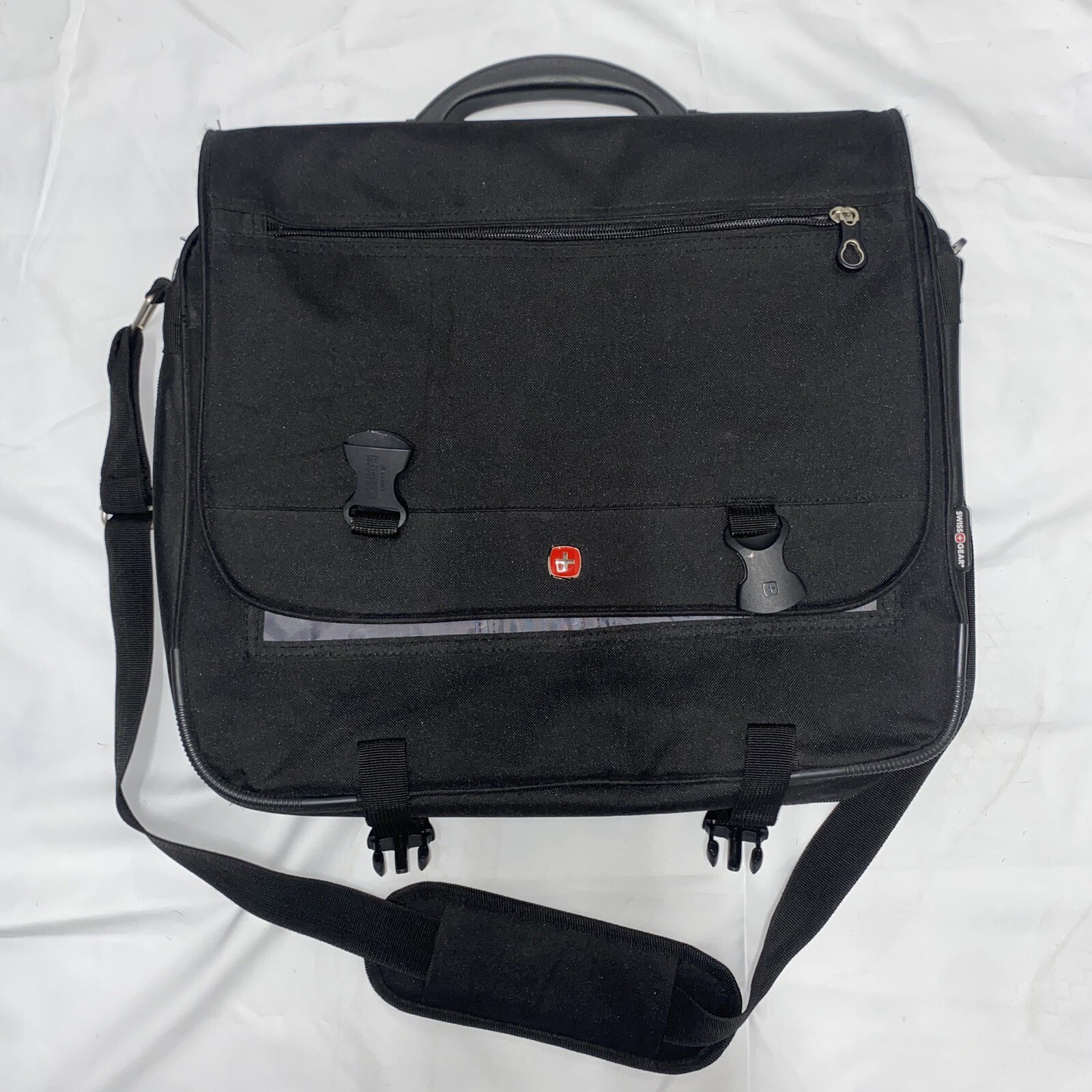 Swiss Gear Messenger Bag for Laptop Zip Bag Black eBay