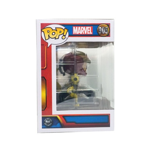 Funko POP! Iron Man with Gantry MK IV Deluxe GITD PX Exclusive #905 6in - Picture 6 of 8