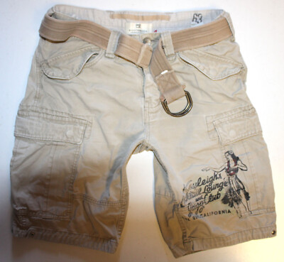 Scotch & Soda Jeans Herren Bermuda Shorts CARGOSHORT W30 mit Gürtel