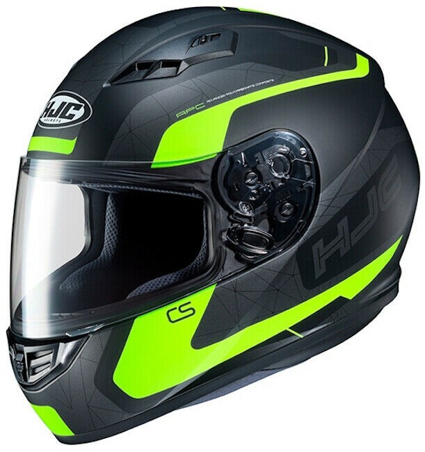 Casco integrale HJC CS-15 DOSTA Nero/verde alta visibilità