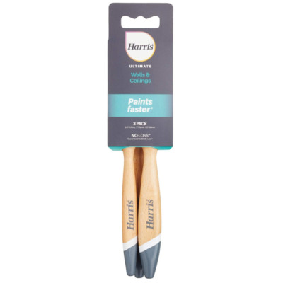 Harris Wand & Decken Dispersionsfarben ohne Verlust 0,5''/12 mm 1''/25mm 1,5''/38mm 3 Stück