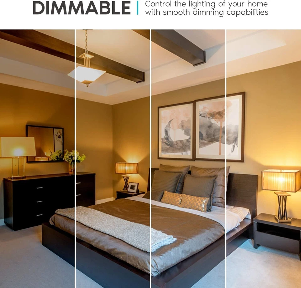 Diodesy 4PK A19 LED Milky Filament Light Bulb 14W, 100W, E26, 3000K CRI90 1500LM - Image 4 of 4