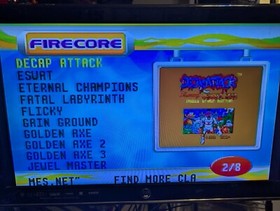 AtGames Sega Genesis Classic Mini Game Console 2014 and 1 Controller TESTED (a)