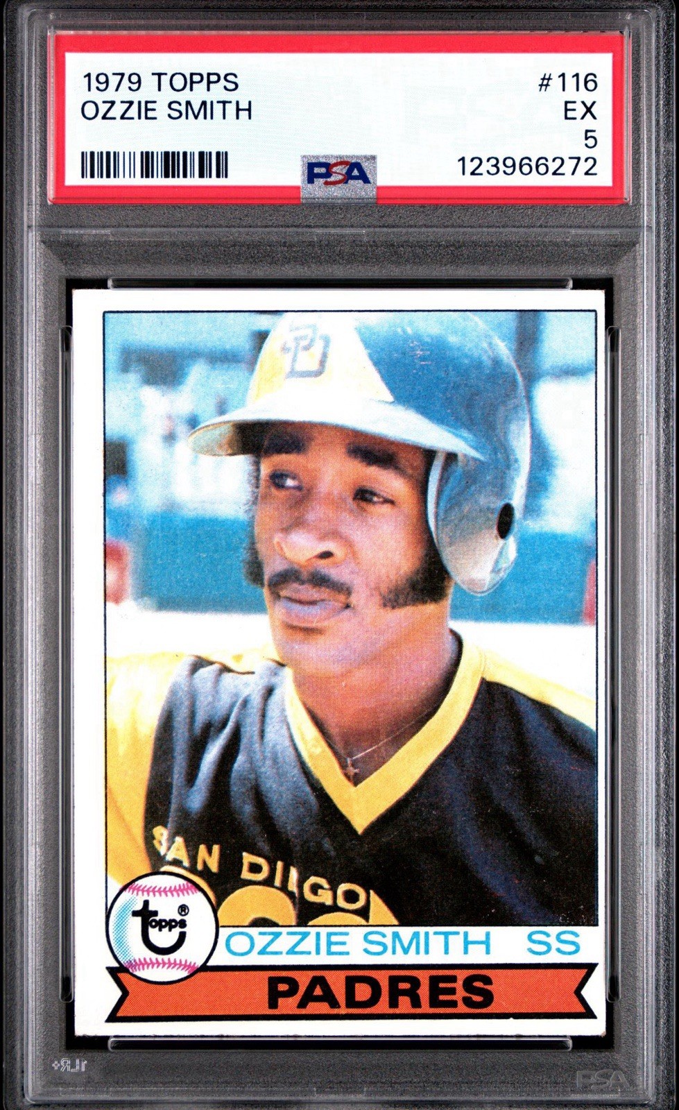 1979 Topps Ozzie Smith #116 PSA 5 EX  RC Rookie Card San Diego Padres  HOF