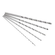 5 Different Sizes Extra Long High-Speed Steel Drill Bits, Long Shank Drill Bits