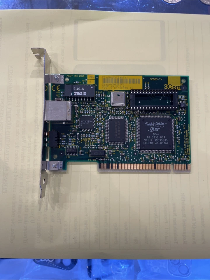 3Com Fast Etherlink XL PCI 10/100BASE-TX Ethernet Adapter 03-0104-005 REV A - Image 4 of 4