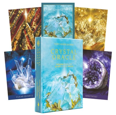 CRYSTAL ORACLE CARDS DECK SECOND EDITION BLUE ANGEL T. C. SALERNO WISDOM NEW