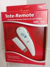 Atek RM100 Tote-Remote Control  Laser Pointer New in Box Sealed Old Stock