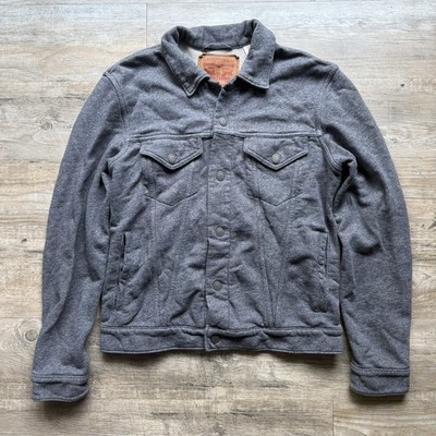 Levi's Women's Original Denim Jean Trucker Jacket Gray Medium