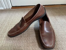 Allen Edmonds El Paso Mens Size 12 B Driving Loafers Brown Leather Dress Shoe
